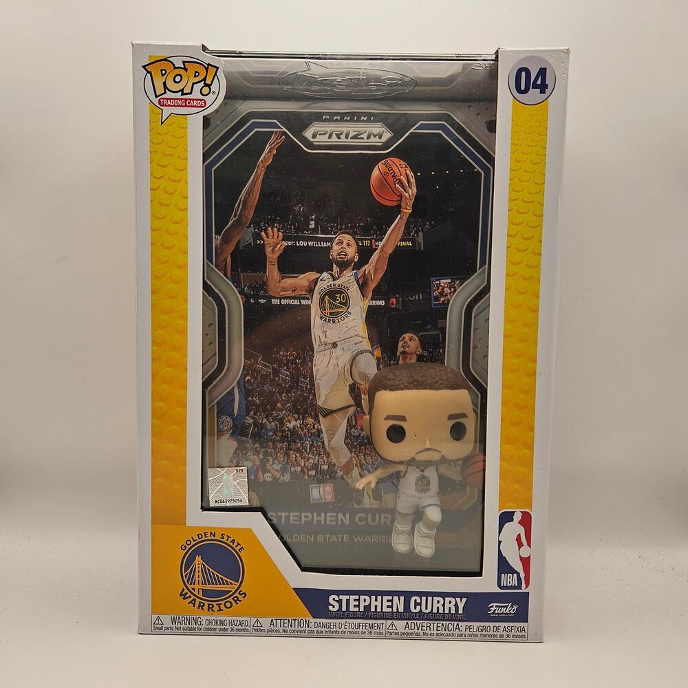 FUNKO POP! NBA TRADING CARDS #04 GOLDEN STATE WARRIORS STEPH CURRY